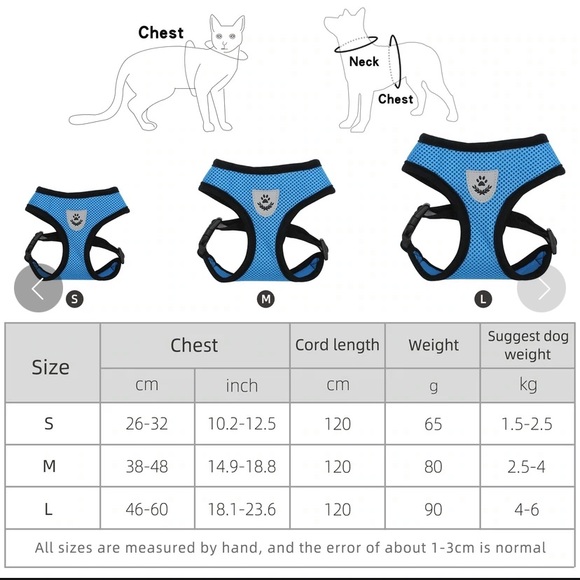 NWT Comfort Dog Harness Leash Bundle Set - Picture 5 of 6